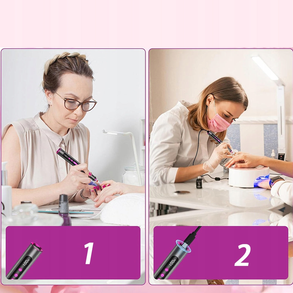 NAIL MILLING MANICURE PEDICURE FOR REMOVING GEL HYBRIDS + CUTTERS SET Brand no brand
