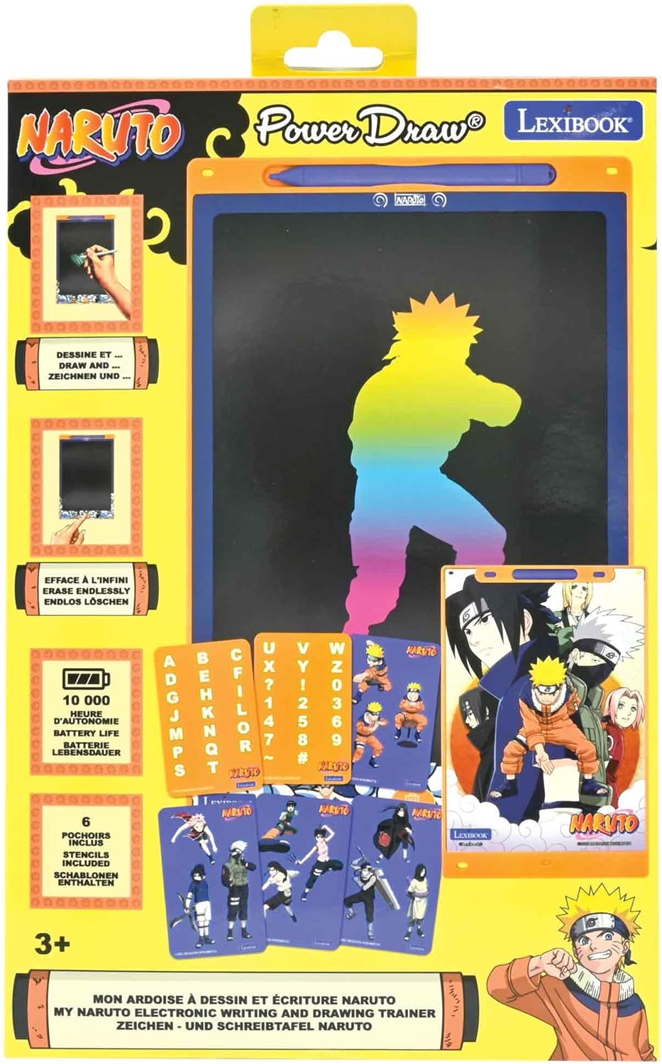 NARUTO 11’’ Multicolor Educational Tablet E-ink with Templates Color multicolor