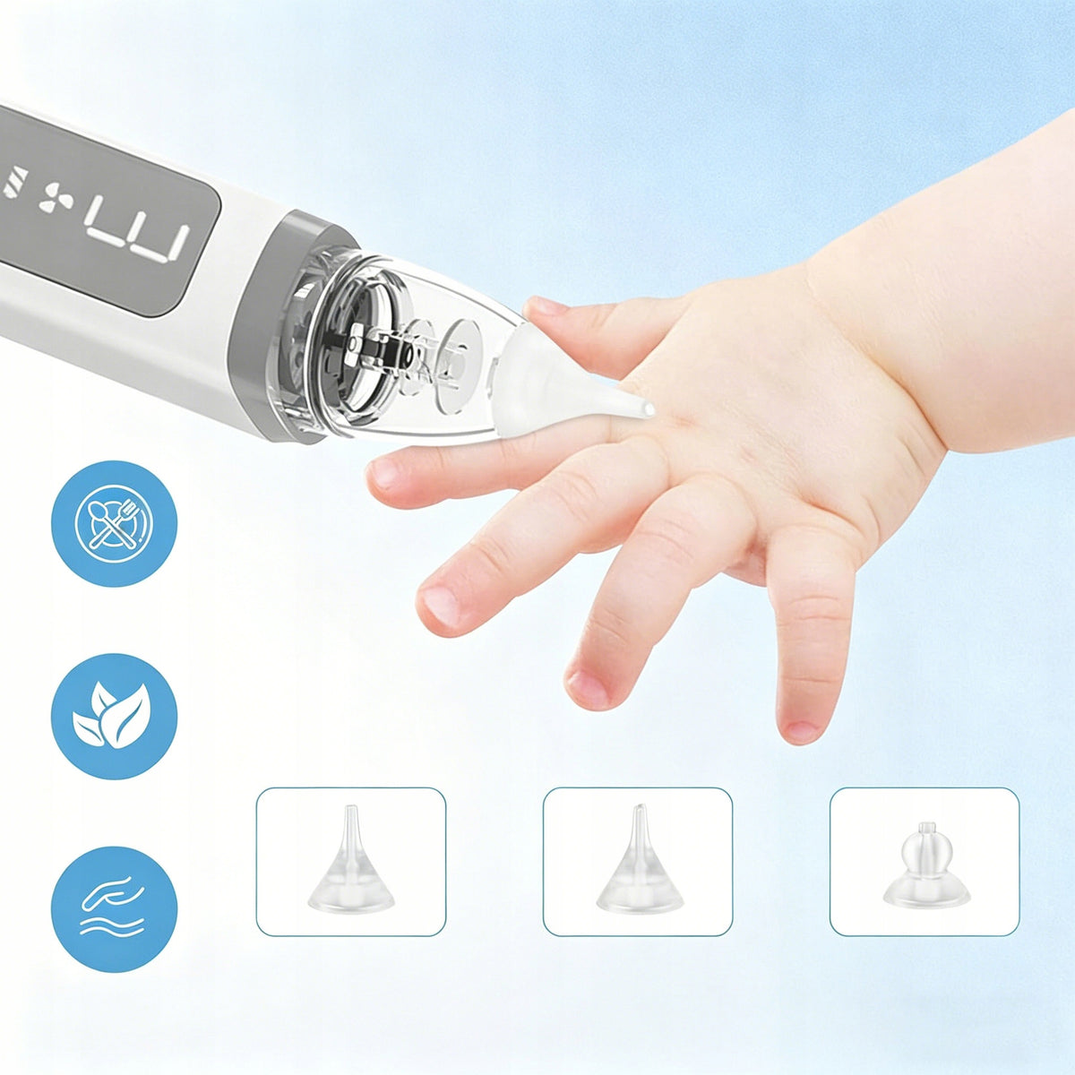 NASAL ASPIRATOR ELECTRIC VACUUM CLEANER 3 POWER LEVELS FOR BABIES QUIET Manufacturer of a medical device ASPIRATOR DO NOSA ELEKTRYCZNY ODKURZACZ