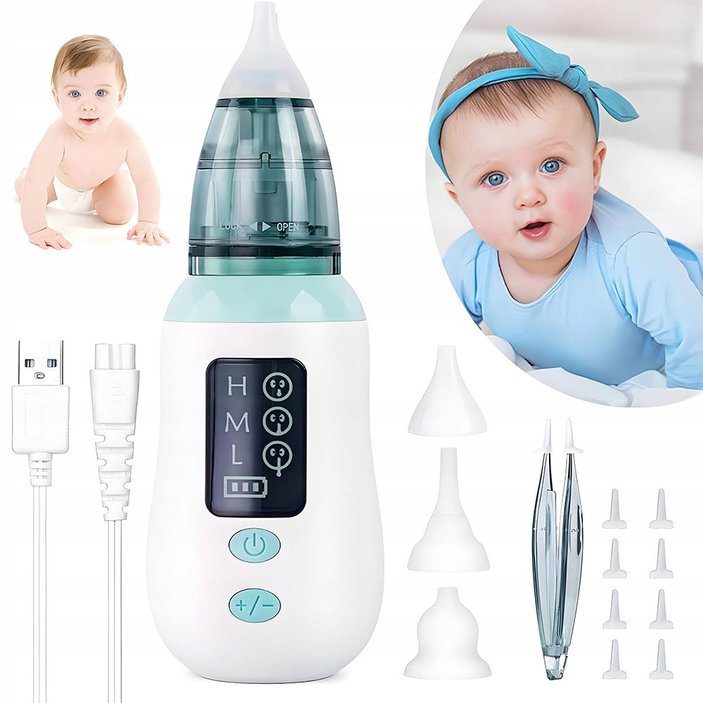 NASAL ASPIRATOR Ear Electric Vacuum Cleaner QATAR EXTRACTOR 3-Stage