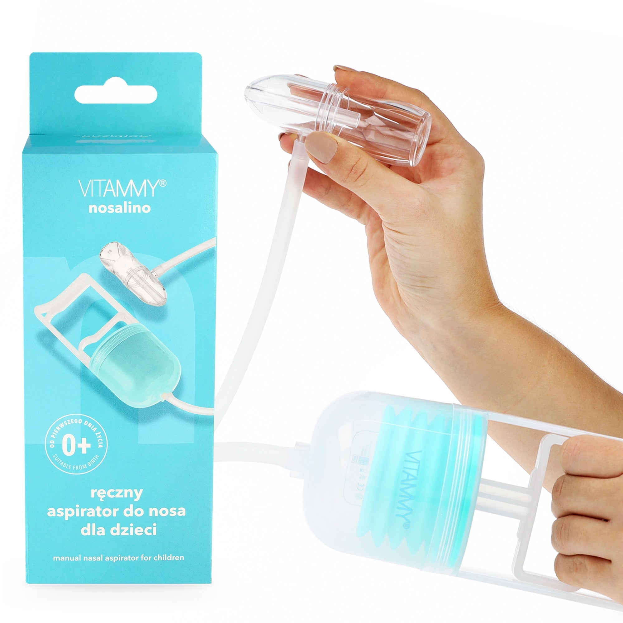 NASAL ASPIRATOR FOR CHILDREN MANUAL EXTRACTOR FOR KATAREK VITAMMY NASALINO