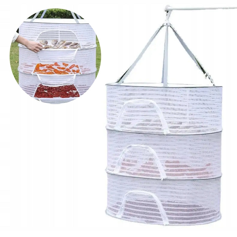 NATURAL FRUIT VEGETABLE DRYER MUSHROOM CLOTHES FISH 3 levels OUTDOOR EAN (GTIN) 5906196243571