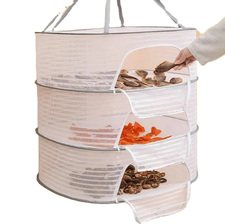 NATURAL FRUIT VEGETABLE DRYER MUSHROOM CLOTHES FISH 3 levels OUTDOOR