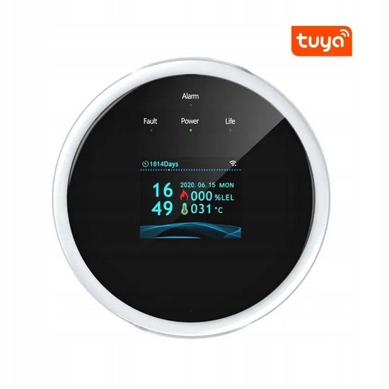 NATURAL GAS SENSOR LPG METHANE SENSOR EXPLOSIVE GAS DETECTOR TUYA WIFI Manufacturer code Czujnik gazu GS21