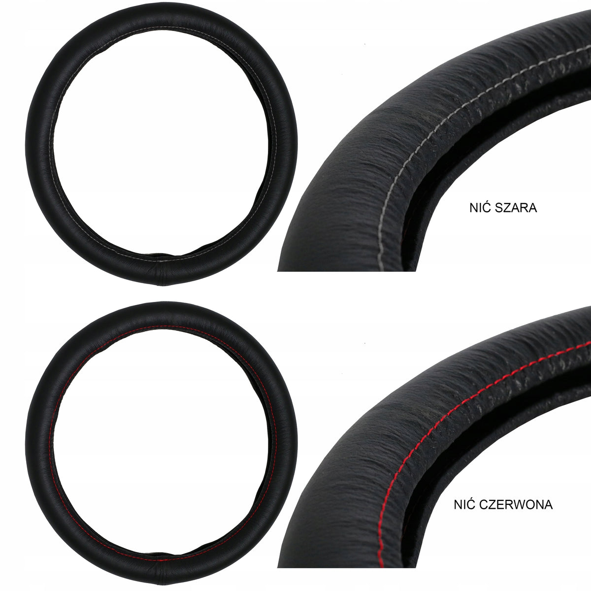 NATURAL LEATHER STEERING WHEEL COVER for Mercedes Sprinter 1 2 3 4 Viano Manufacturer Pok-Ter