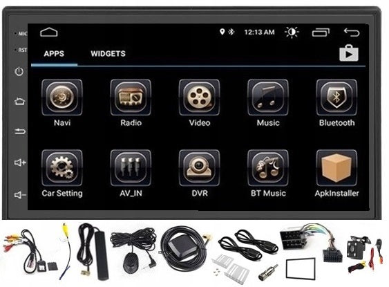 NAVIGATION CAR RADIO 2 DIN ANDROID 16 GPS BLUETOOTH DSP CARPLAY 4GB