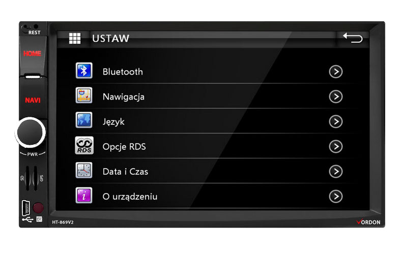 NAVIGATION GPS RADIO 2 DIN FORD GALAXY TRANSIT KUGA Brand Vordon