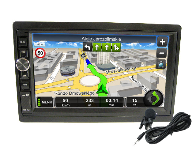 NAVIGATION RADIO 2DIN + MIC FIAT BRAVO 2007 - 2014