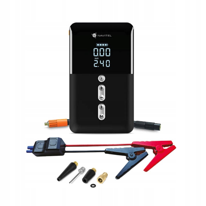 NAVITEL 4in1 POWERBANK JUMP STARTER START FLASHLIGHT + AIR30 Multi cables Manufacturer code Navitel