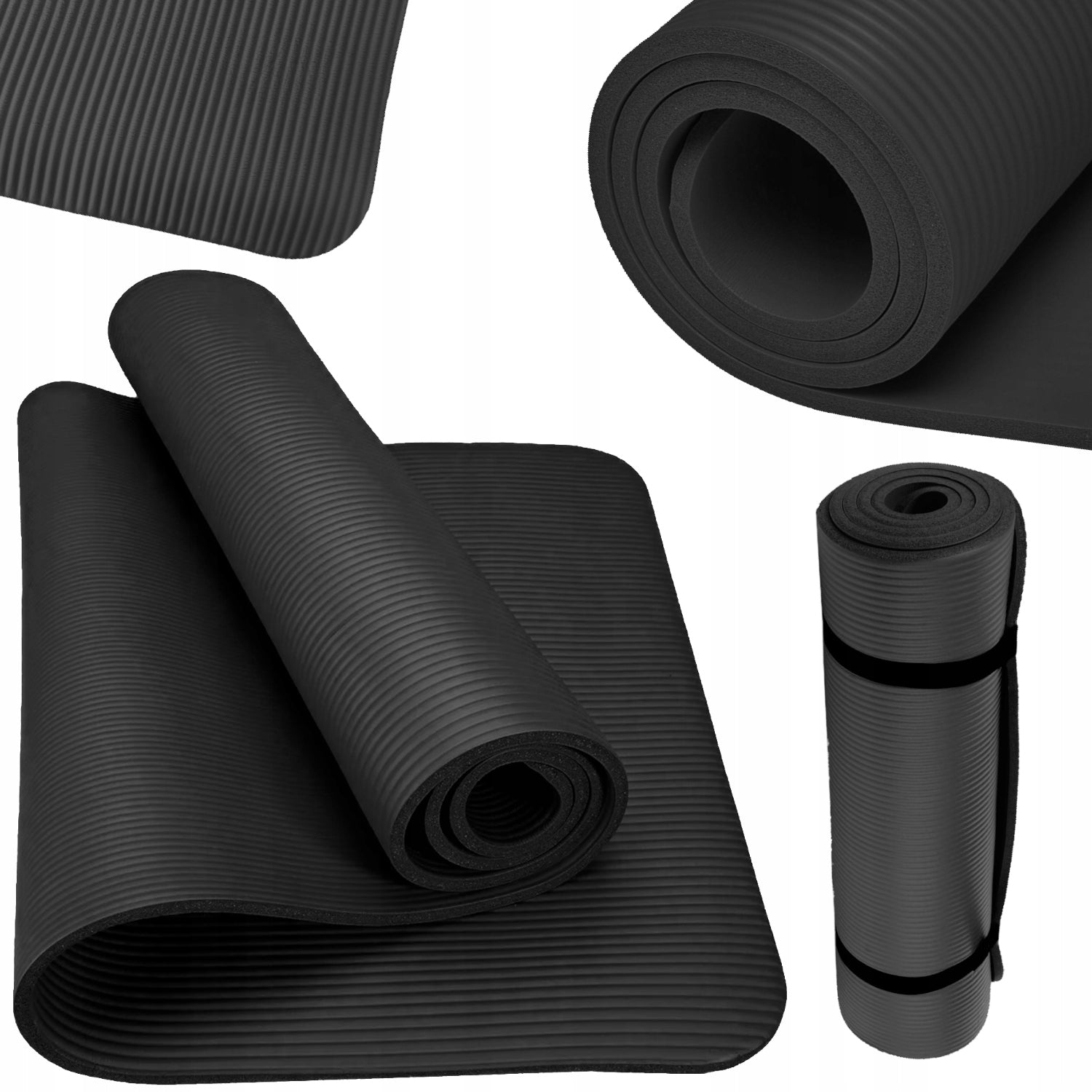 NBR MAT for Yoga Exercise Fitness Aerobic Yoga LARGE STRONG THICK MAT 15 Brand SportForFun