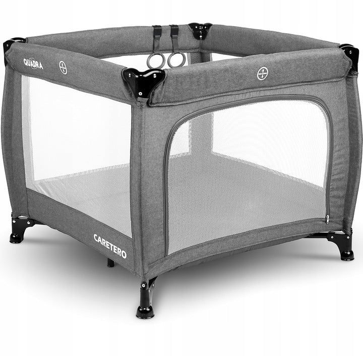 ND33_TERO-3994 PLAYPEN QUADRA GREY Product width 83 cm