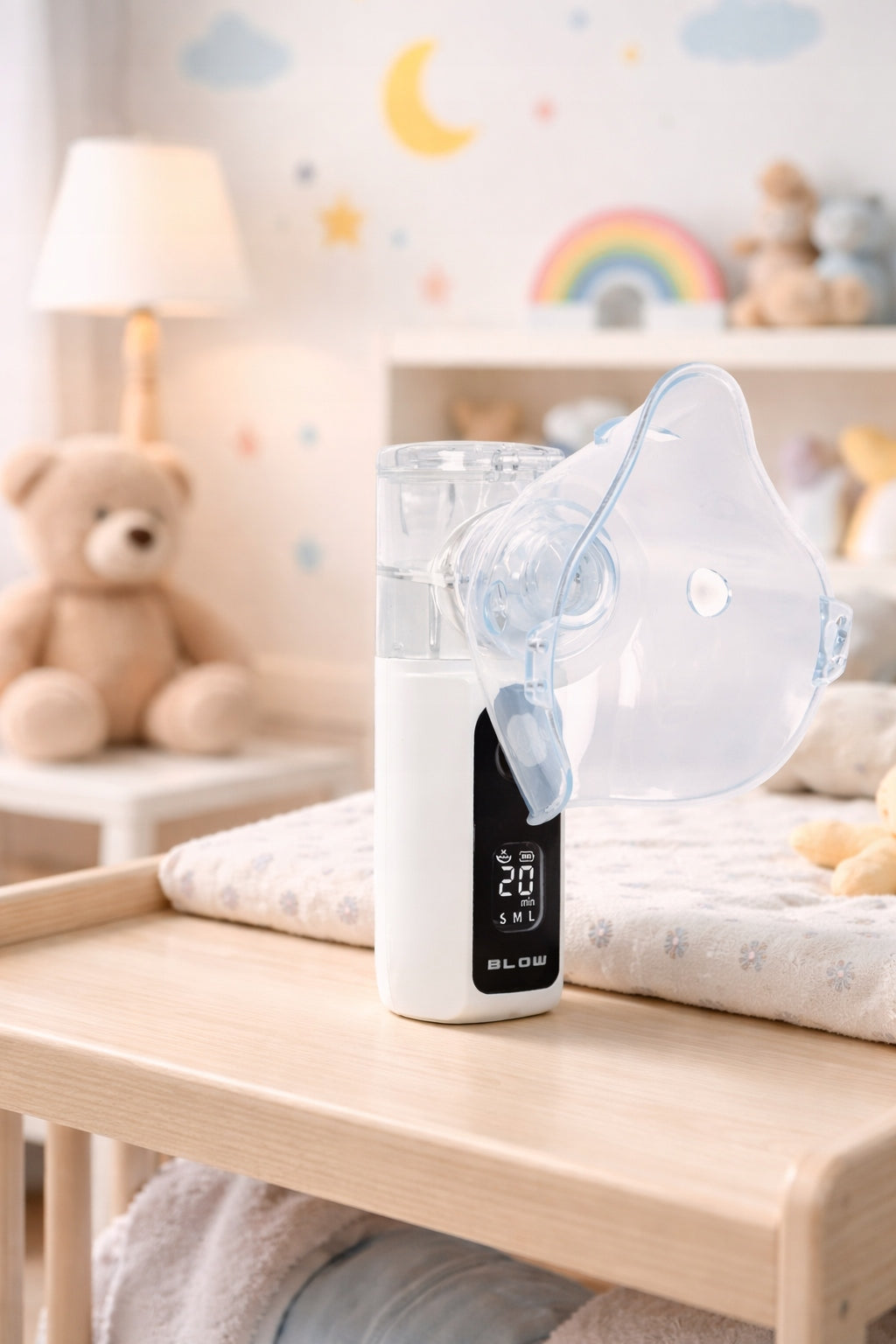 NEBULISER INHALER FOR CHILDREN AND ADULTS PORTABLE FOR SILENT BATTERY Packaging status original