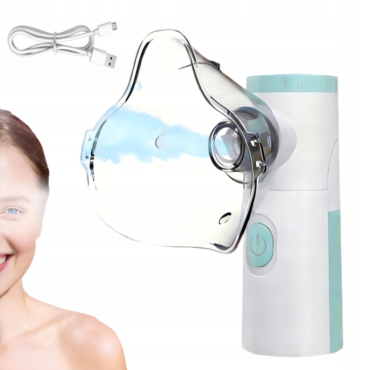 NEBULIZER INHALER FOR CHILDREN ADULTS MESH PORTABLE LITE QUIET Medical device no