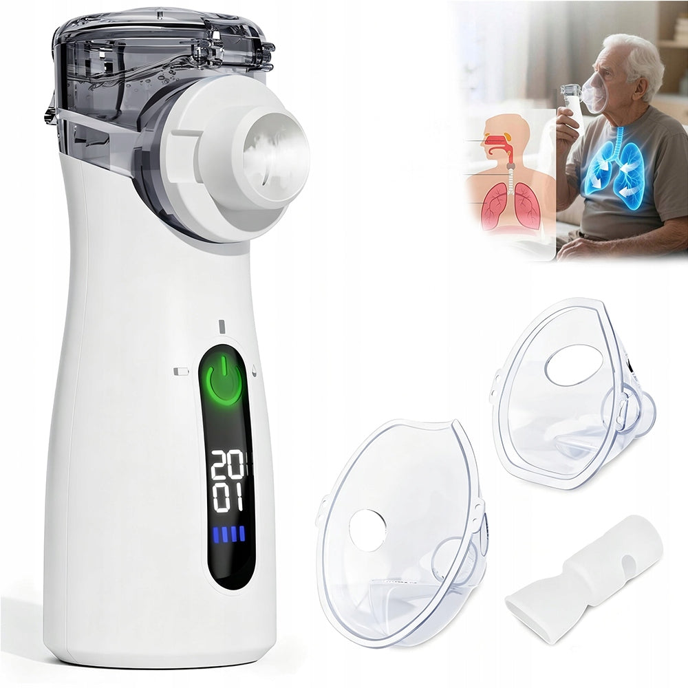NEBULIZER MESH INHALER PORTABLE FOR CHILDREN ADULTS QUIET