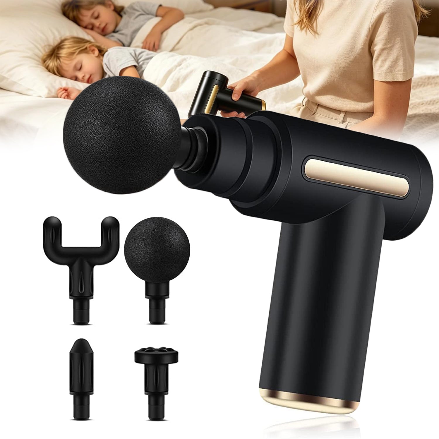 NECK AND BACK MASSAGE GUN MUSCLE RELAXATION 6 INTENSITY LEVELS