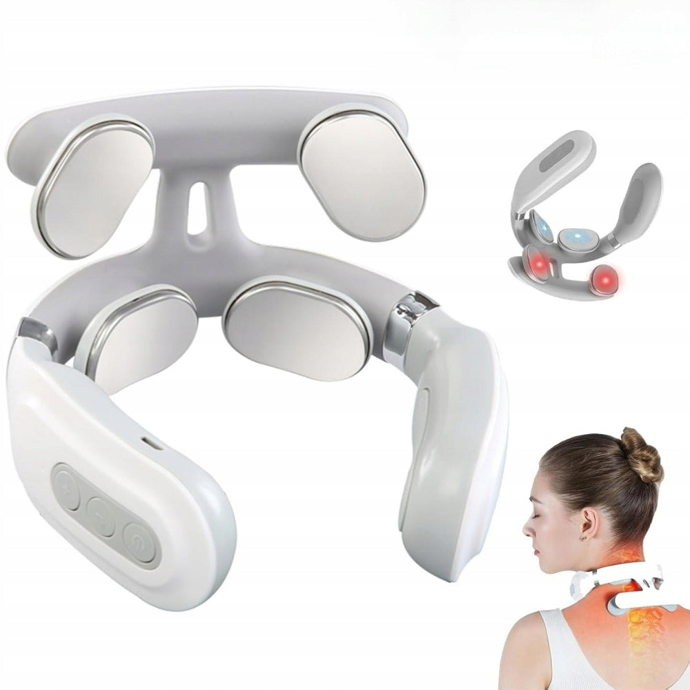 NECK AND NECK MASSAGER WITH HEATING FUNCTION - 6 MODES 16 LEVELS 3D KNEADING