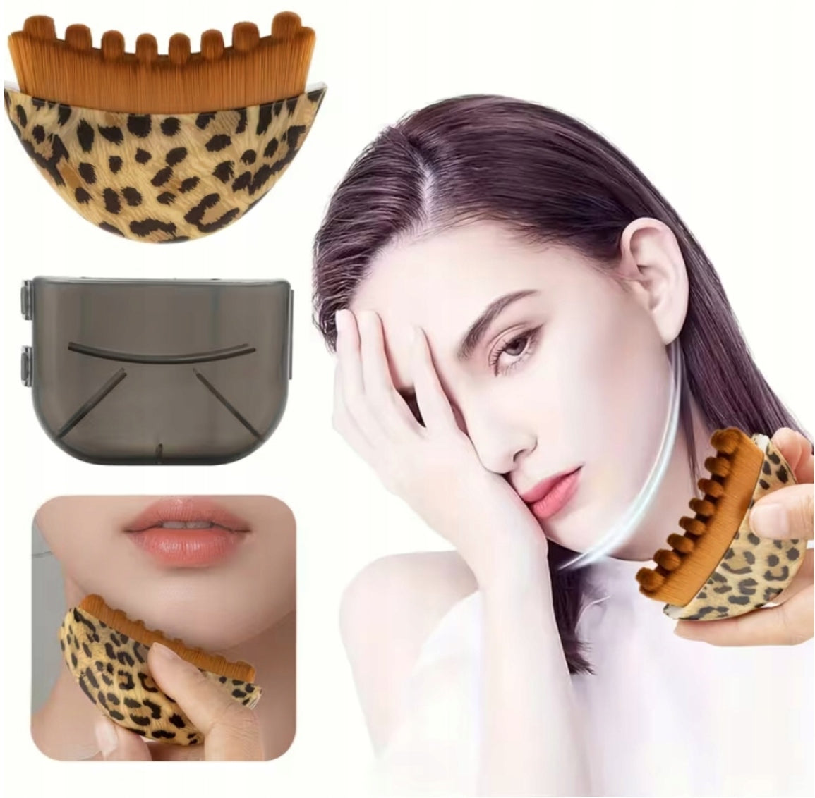 NECK FACE MASSAGE BRUSH MASSAGE LYMPHATIC DRAINAGE DRY MASSAGER Manufacturer code Szczotka do drenażu limfatycznego masażu