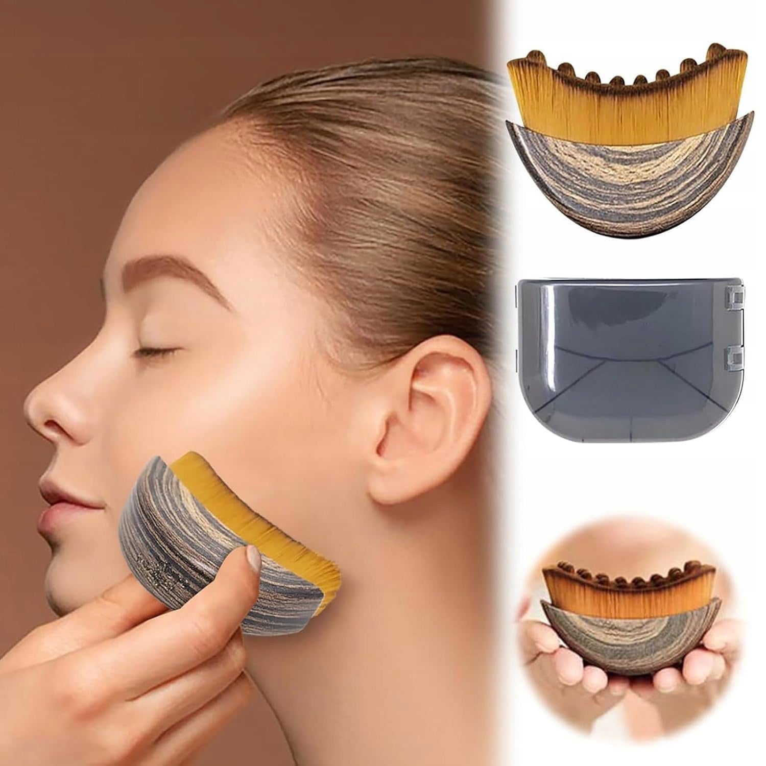 NECK FACE MASSAGE BRUSH MASSAGE LYMPHATIC DRAINAGE DRY MASSAGER Packaging status original