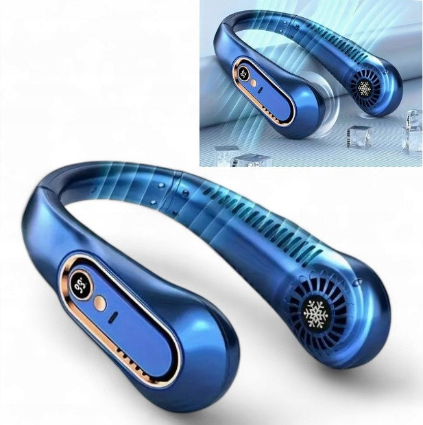 NECK FAN 5-STAGE SPEED CONTROL STRONG BLUE