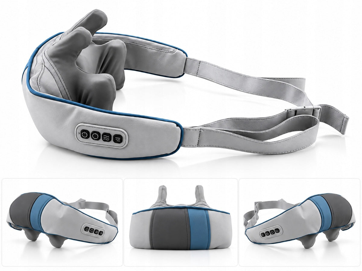 NECK MASSAGER BACK SHIATSU WIRELESS HEATING BATTERY HERZ Packaging status original