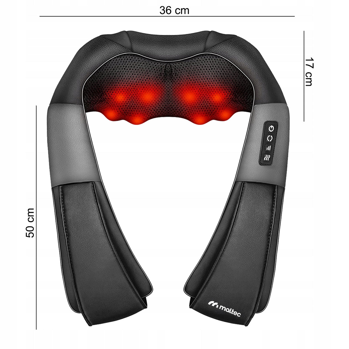 NECK MASSAGER FOR NECK OF BACK FEET SHIATSU MASSAGE BELT HEATING Packaging status original