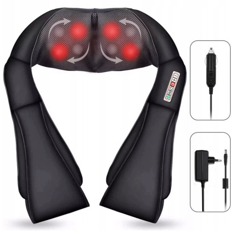 NECK MASSAGER FOR NECK OF BACK FEET SHIATSU MASSAGE HEATING BELT Packaging status original