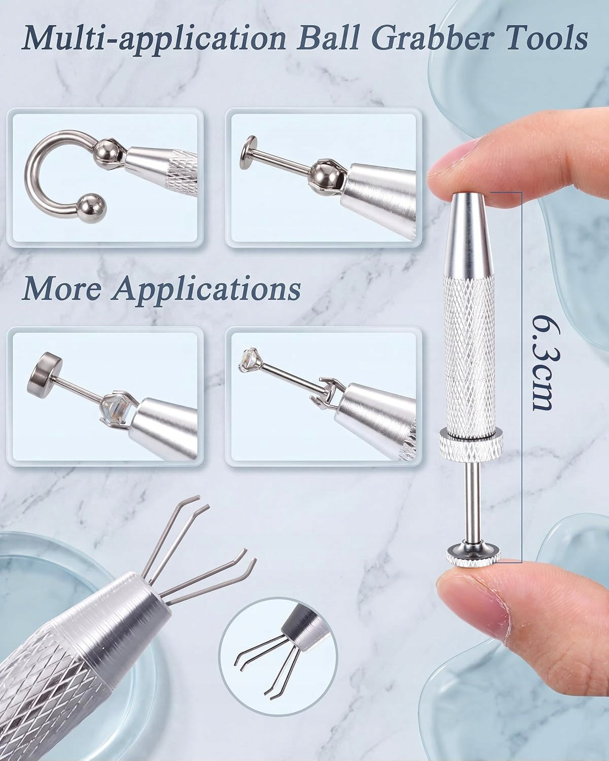 NEEDLE BODY PIERCING KIT FOR ABDOMINAL LIP NOSE EAR TOOLS Brand no brand