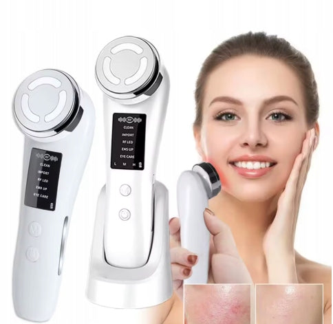 NEEDLELESS MESOTHERAPY 4in1 FACE MASSAGER ELECTRIC EMS LIFTING LED Manufacturer code FA771
