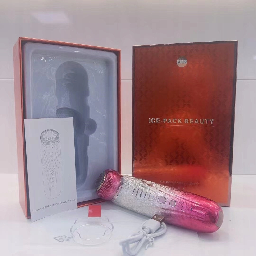NEEDLELESS MESOTHERAPY 6in1 PHOTOTHERAPY, RF, Microcurrent, Hot and Cold Wraps Manufacturer code System nawilżania i liftingu klasy spa