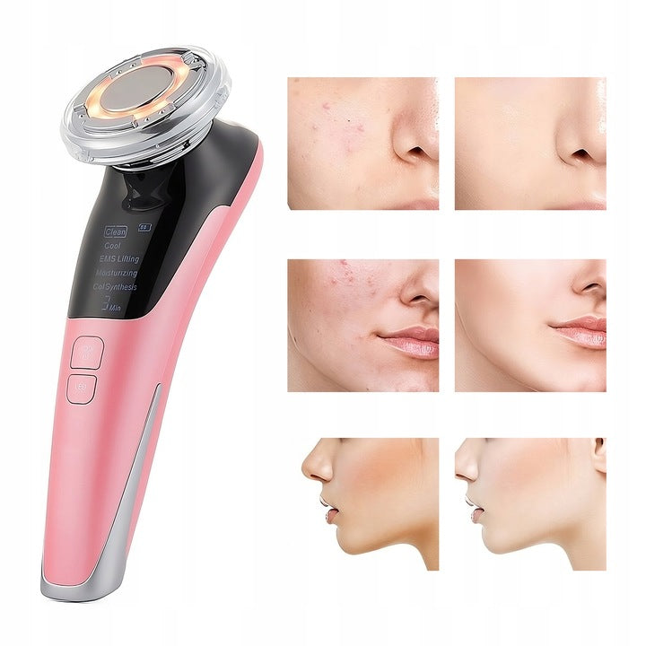 NEEDLELESS MESOTHERAPY EMS MASSAGER FACIAL MASSAGE DEVICE LIFTING 5in1 EAN (GTIN) 5907056103356
