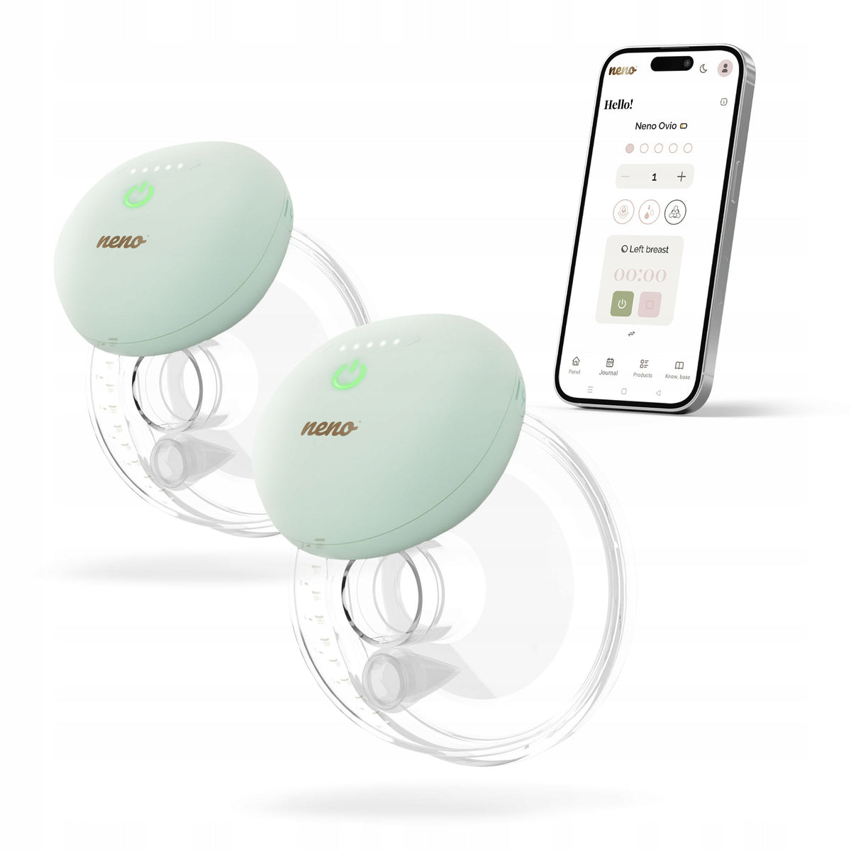 NENO OVIO TWIN DOUBLE THREE-PHASE SHELL BREAST PUMP WITH APPLICATION Medical device no