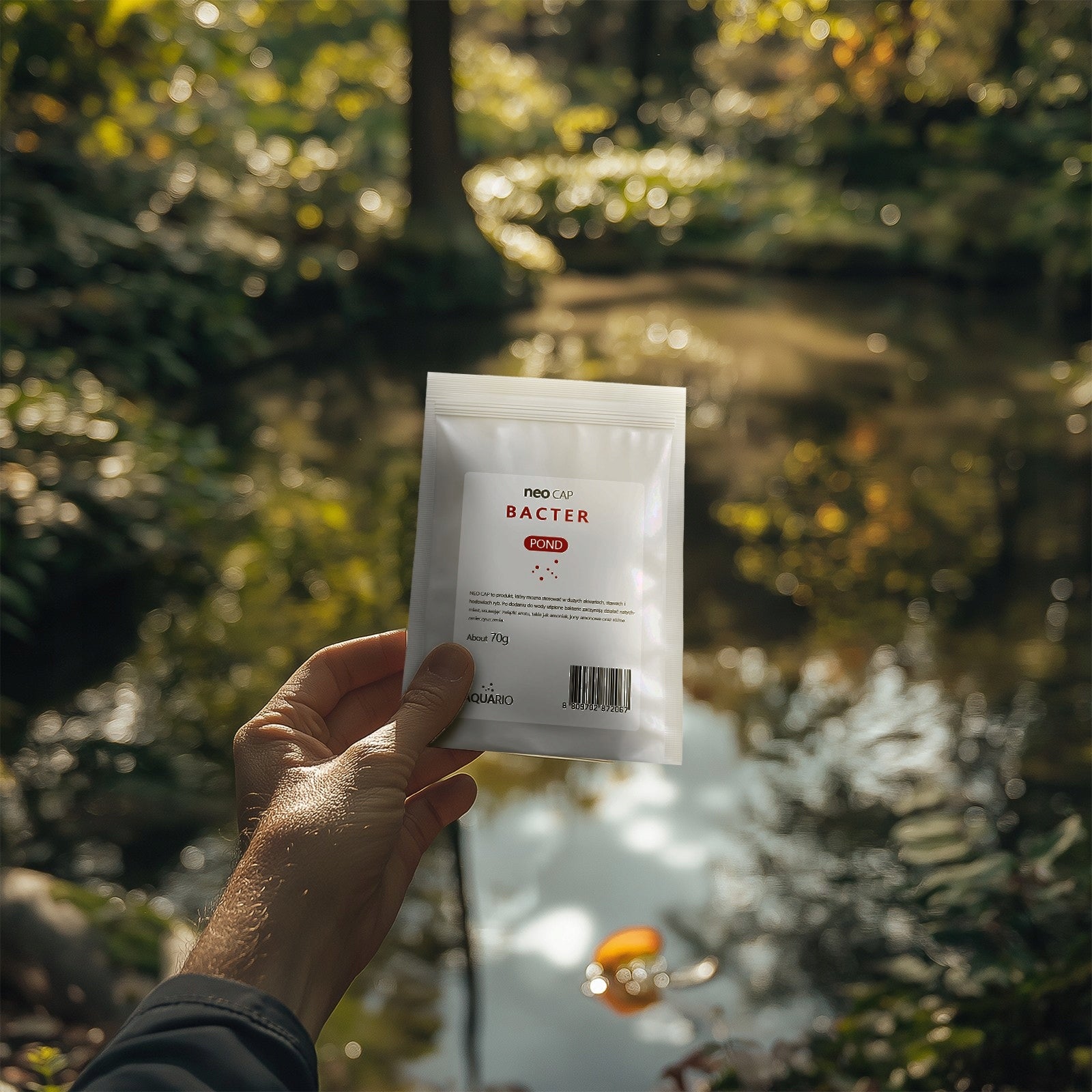 NEO CAP BACTER POND 70G NATURAL BACTERIA FOR MESH 5000L WITHOUT ECO CHEMISTRY Manufacturer code BAKTERIE DO OCZKA WODNEGO 5000L - NEO CAP 70G