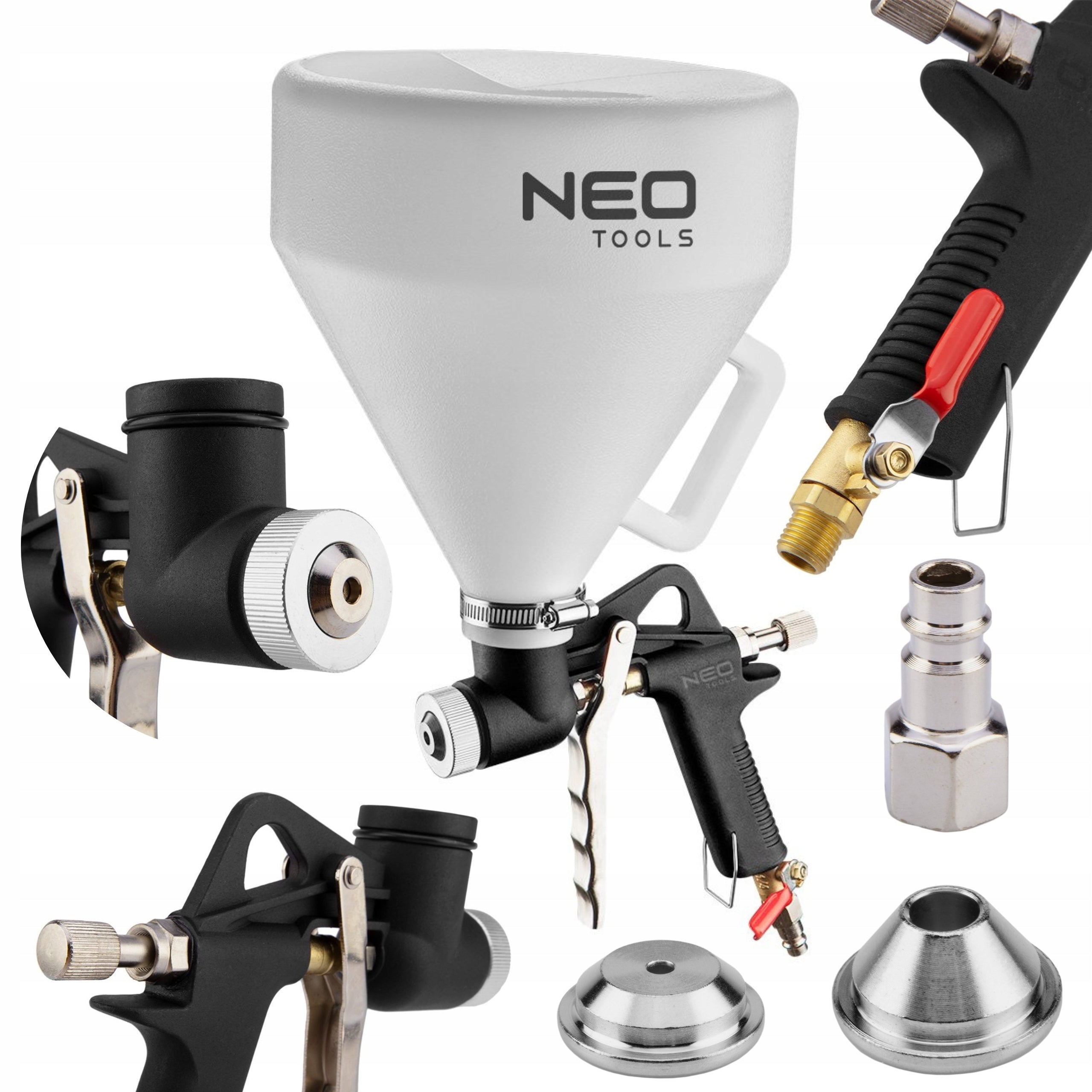 NEO PAINT GUN FOR PLASTERING WALL PAINTING 6L UPPER TANK 14220