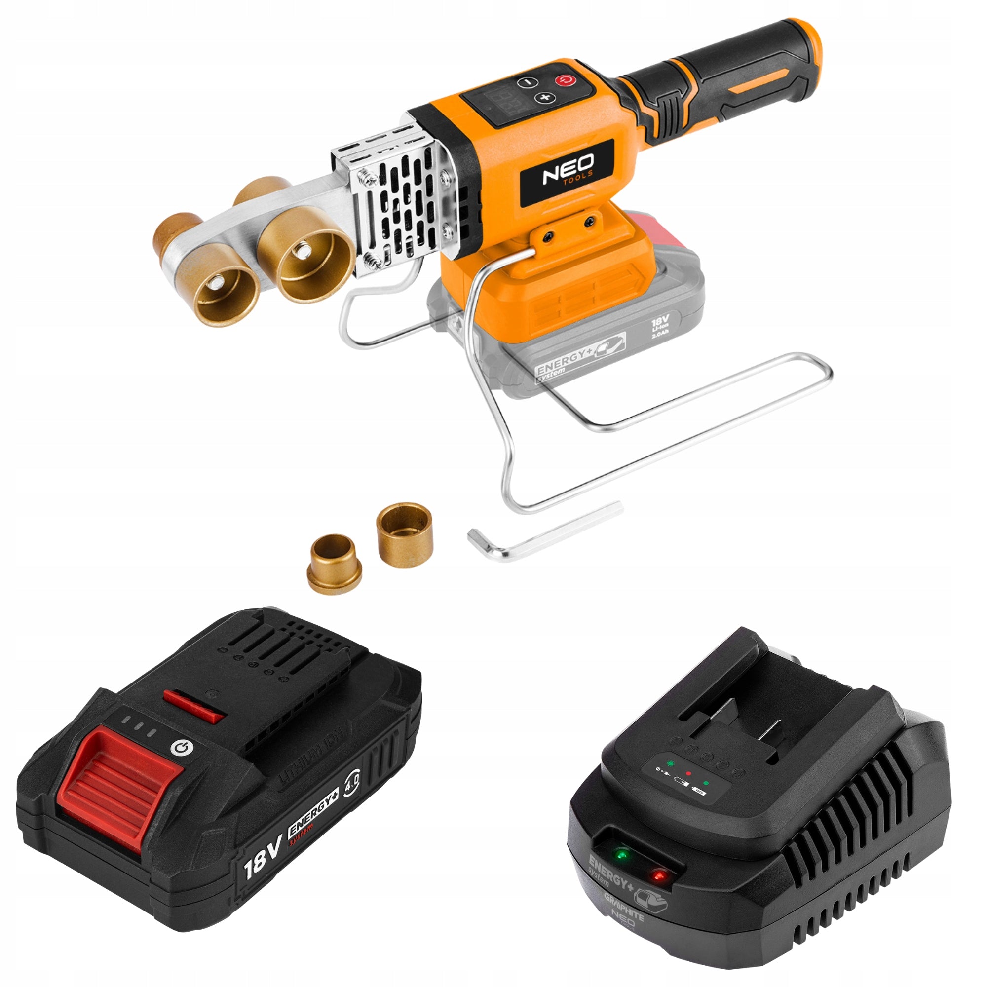 NEO Pipe Welding Machine + Energy+ Battery 4.0Ah BOOST UP + Charger