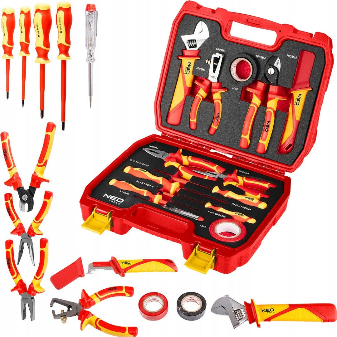 NEO Tool set for electrician 13pcs. certificate 1000V screwdrivers 01-315