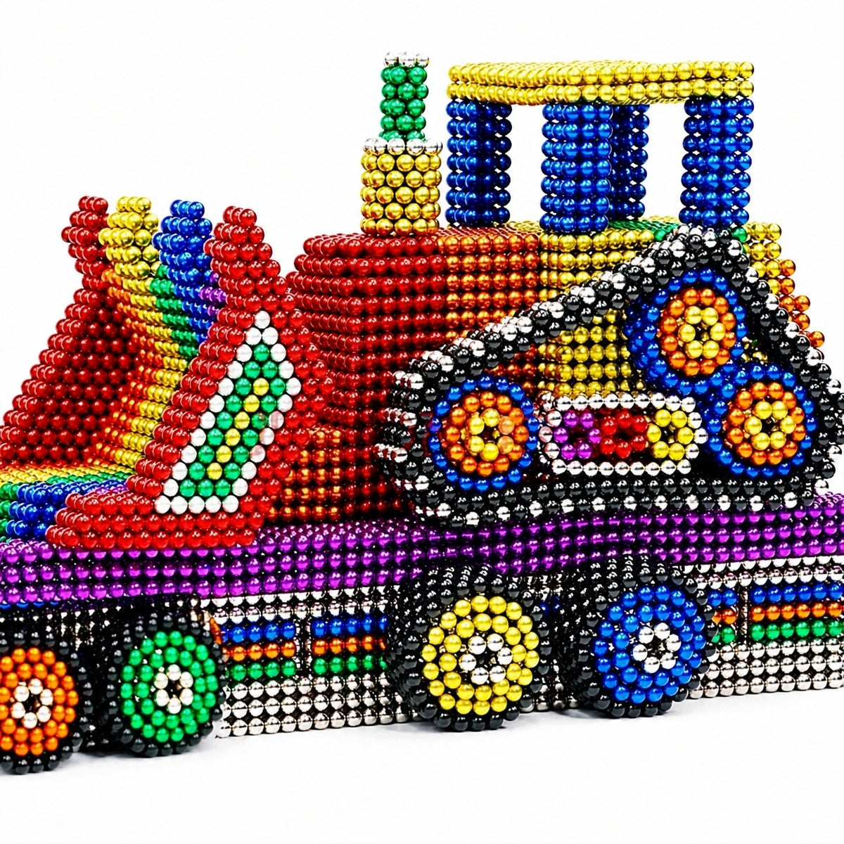NEOCUBE MAGNETIC BALLS 1000x 3MM RAINBOW KIDS BLOCKS COLORFUL GIFT Brand no brand