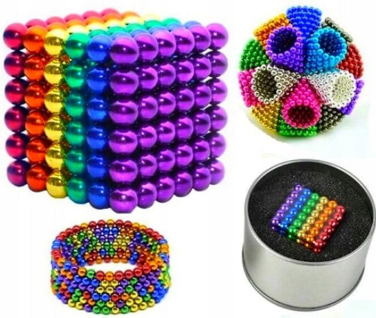 NEOCUBE MAGNETIC BALLS CHILDREN BLOCKS COLORFUL GIFT 216 3MM RAINBOW Character/Title none