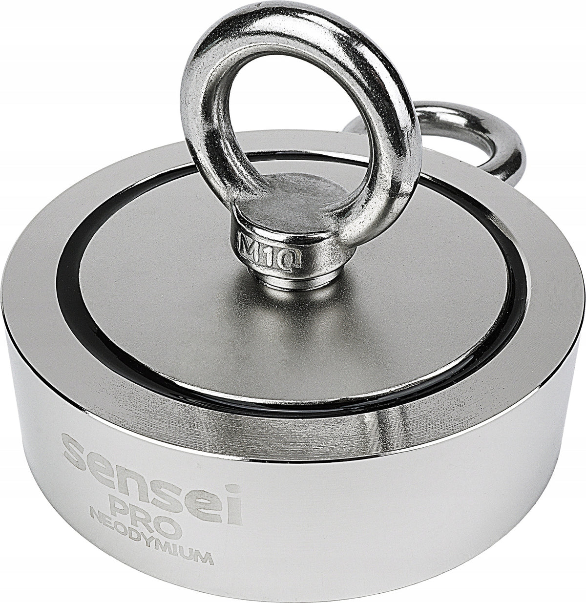 NEODYMIUM MAGNET 350 kg / Ø94 mm with Side Handle, N52 Strong Double Sided