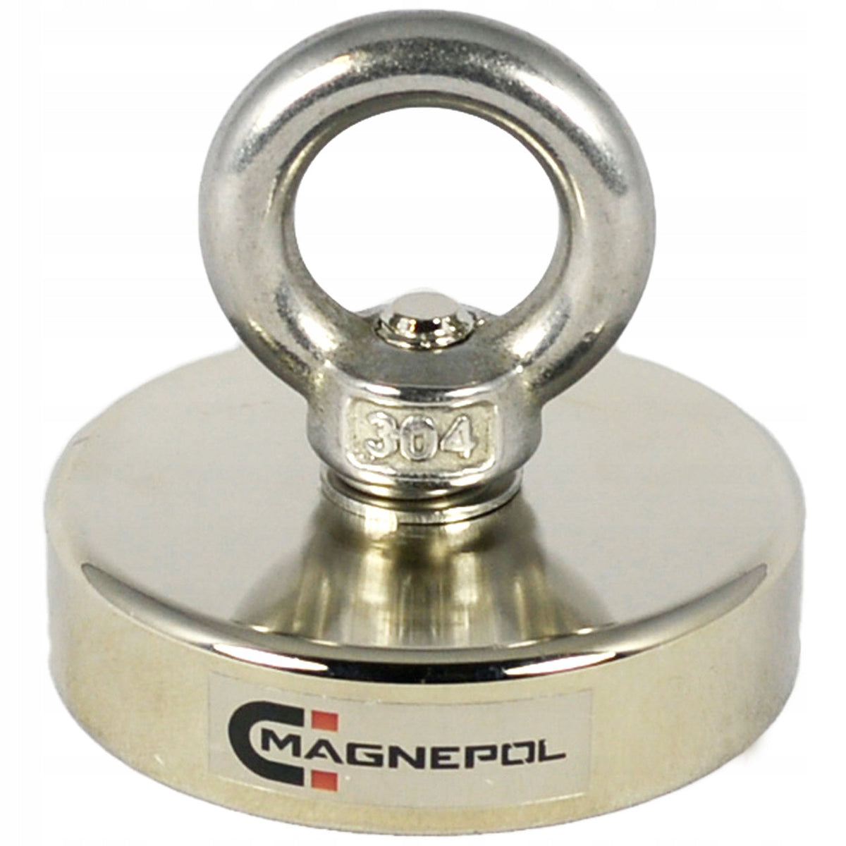NEODYMIUM MAGNET 80kg HANDLE 42x9 SET ROPE 20m for searching Number of pieces on offer 1 szt.