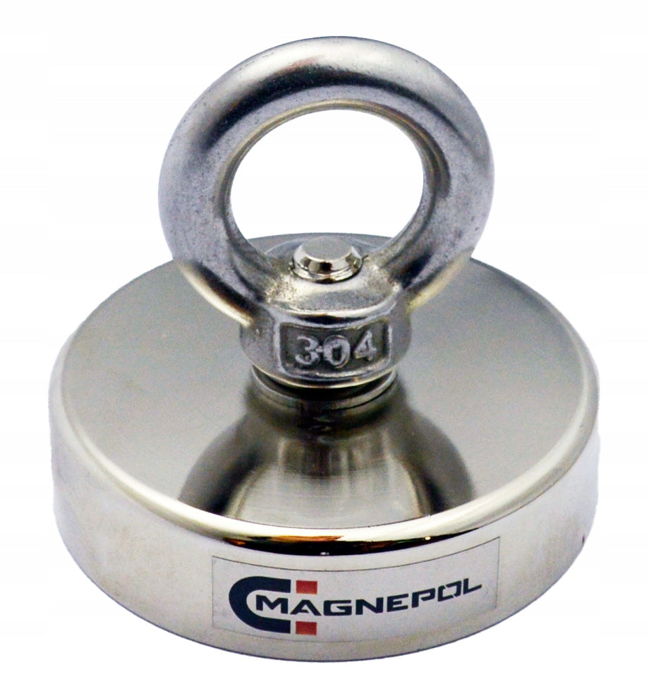 NEODYMIUM MAGNET N52 150KG + ROPE 20m SEARCH SET MAGNET FISHING Number of pieces on offer 1 szt.