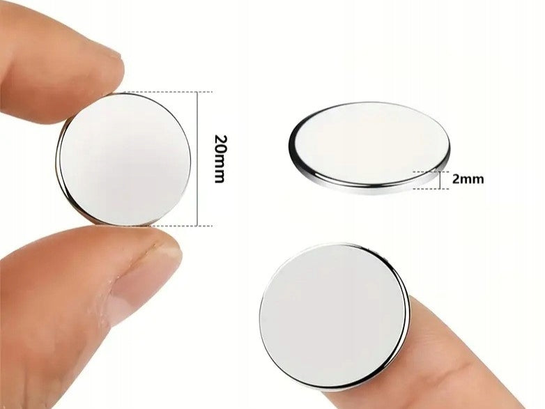 NEODYMIUM MAGNET STRONG CYLINDRICAL 20X2 10 PIECES Brand no brand