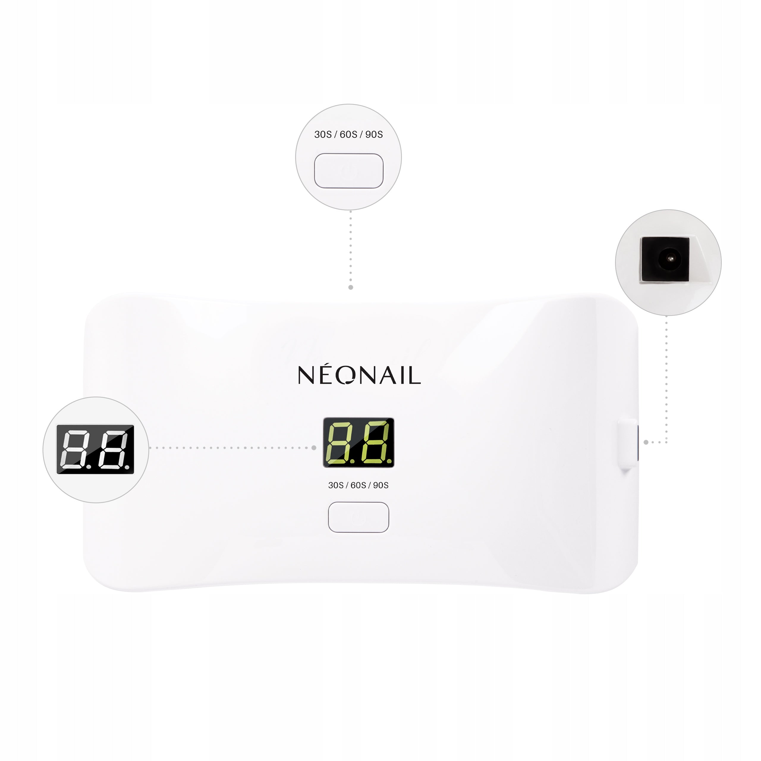 NEONAIL LED lamp white 12W Eco Led for hybrid