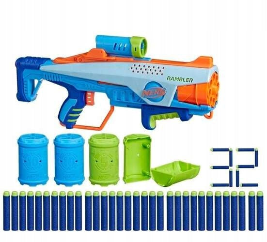 NERF ELITE JUNIOR ROOKIE F6752 + 32 ARROWS Packaging status original