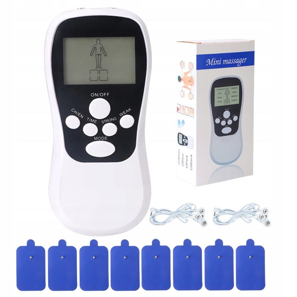 NERVE MUSCLE ELECTROSTIMULATOR TENS EMS STRONG SET