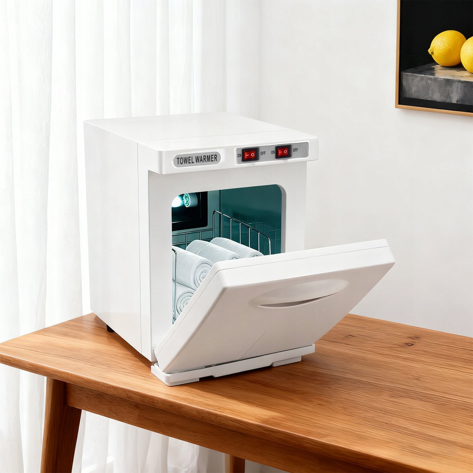 NETTLIFE 5 Liter Towel Disinfection Cabinet, White Packaging status original