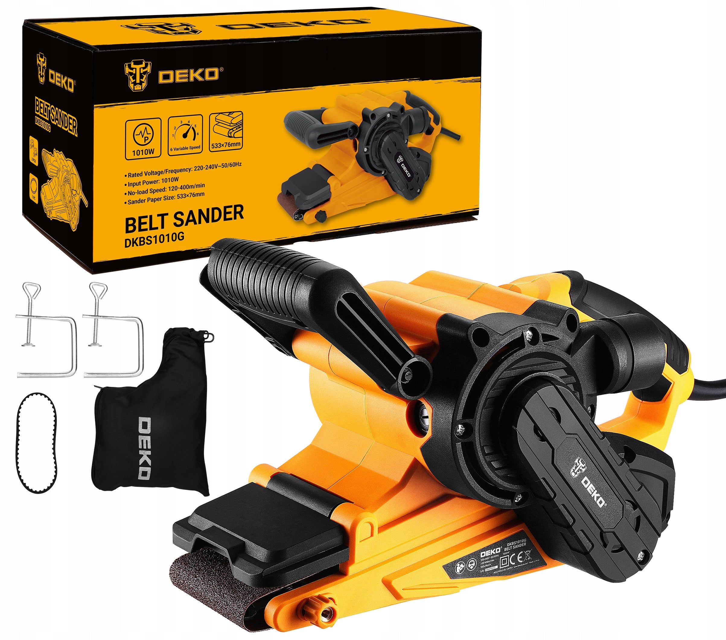 NETWORK BELT SANDER FOR WOOD 1010W CLEANER BELT CLEANER STRONG DEKO Power supply type mains