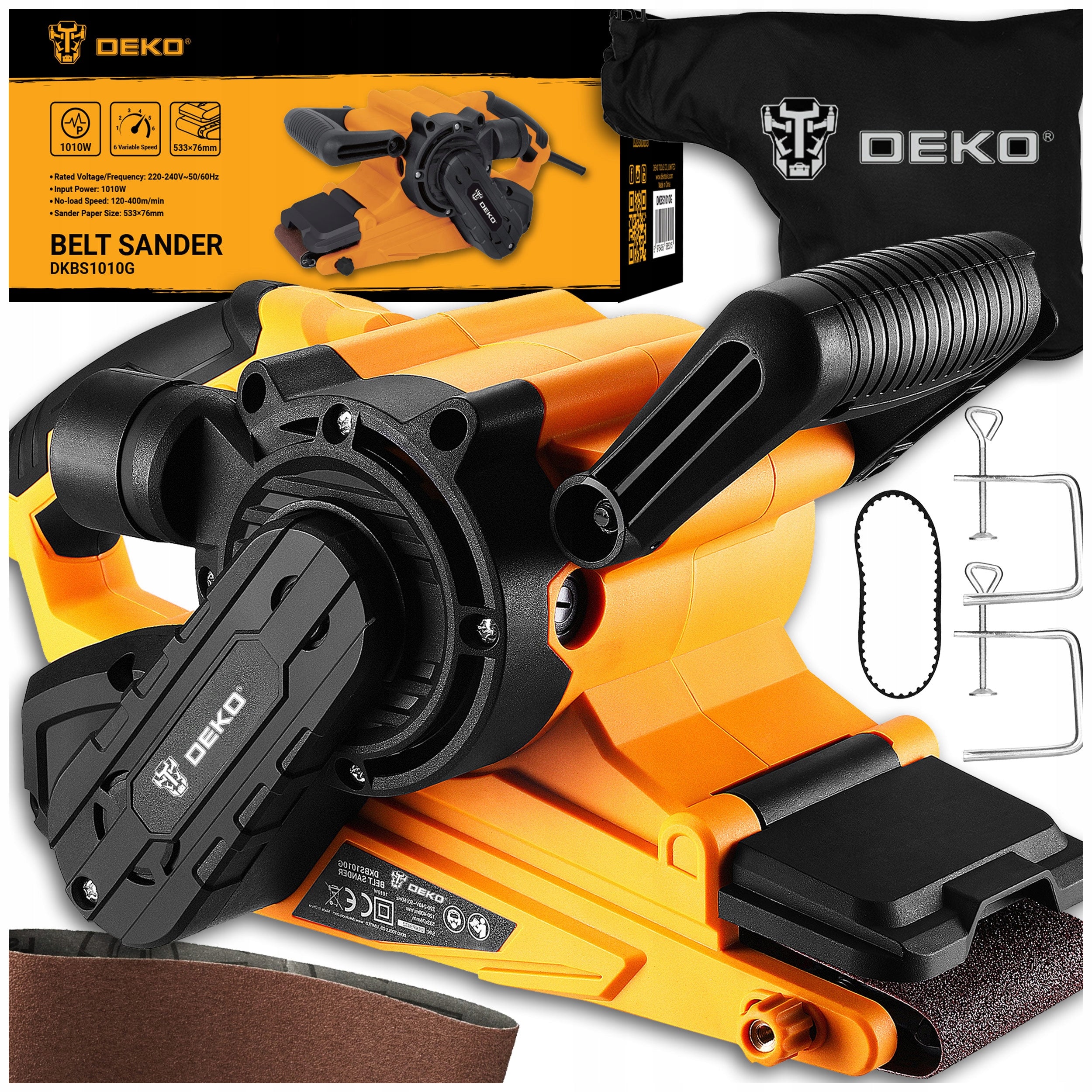 NETWORK BELT SANDER FOR WOOD 1010W CLEANER BELT CLEANER STRONG DEKO