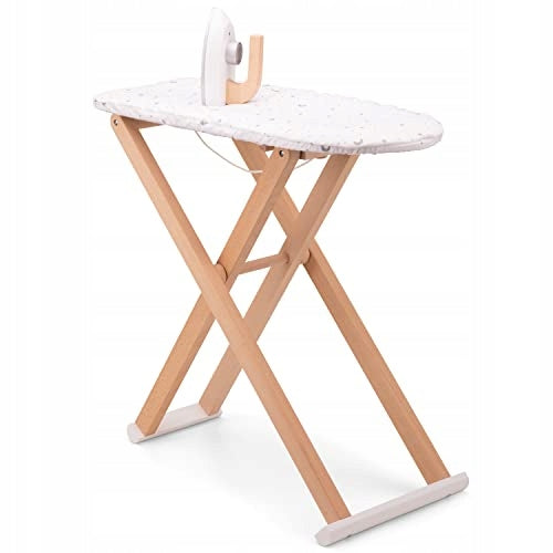 NEW CLASSIC TOYS WOODEN IRONING BOARD + IRON