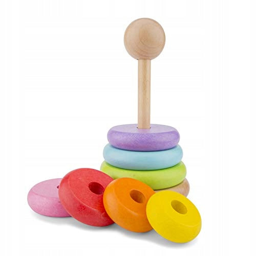NEW CLASSIC TOYS WOODEN SORTER - RAINBOW TOWER EAN (GTIN) 8718446105013