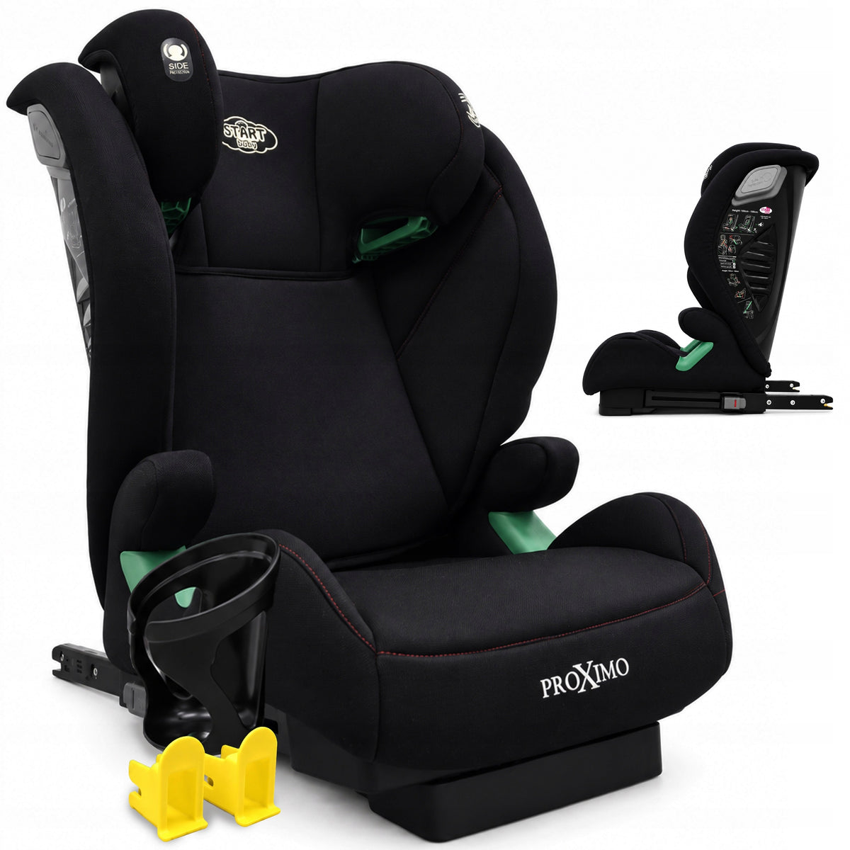 NEW COMFORTABLE CHILD CAR SEAT FROM 100-150cm i-SIZE R129 ISOFIX